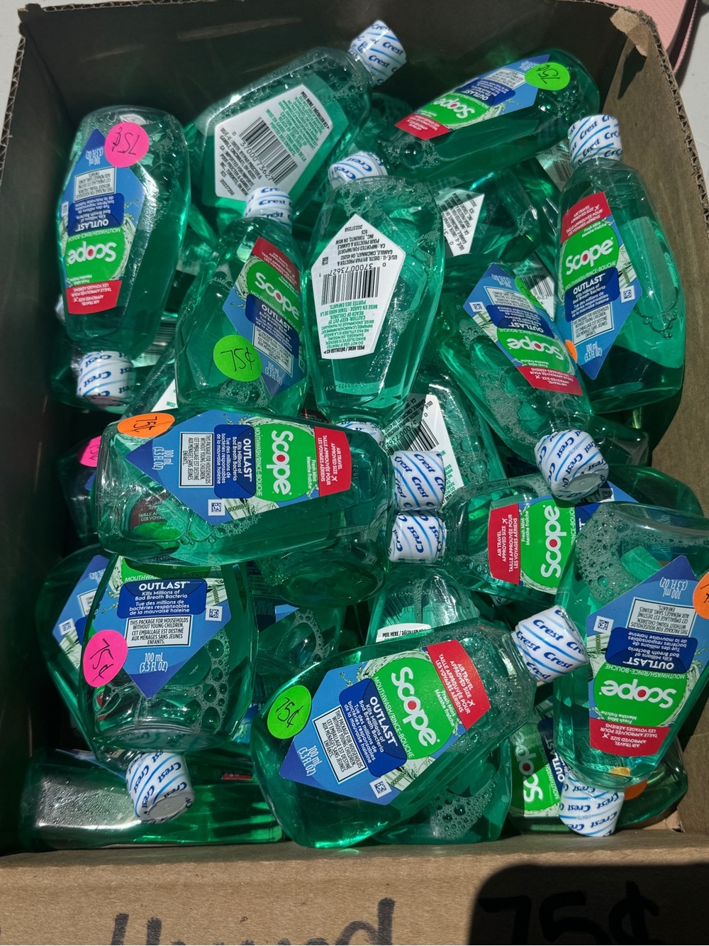 NEW Scope Mouthwash Travel Size 30 Bottles